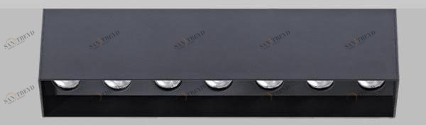 Flexalighting Прямоугольный металлический потолочный светильник sun-id-1494941