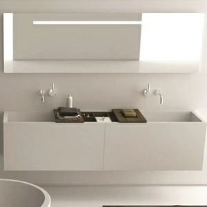 Moma Design Раковина Canasta 1 двойная с боксом встраиваемая 1800 белая