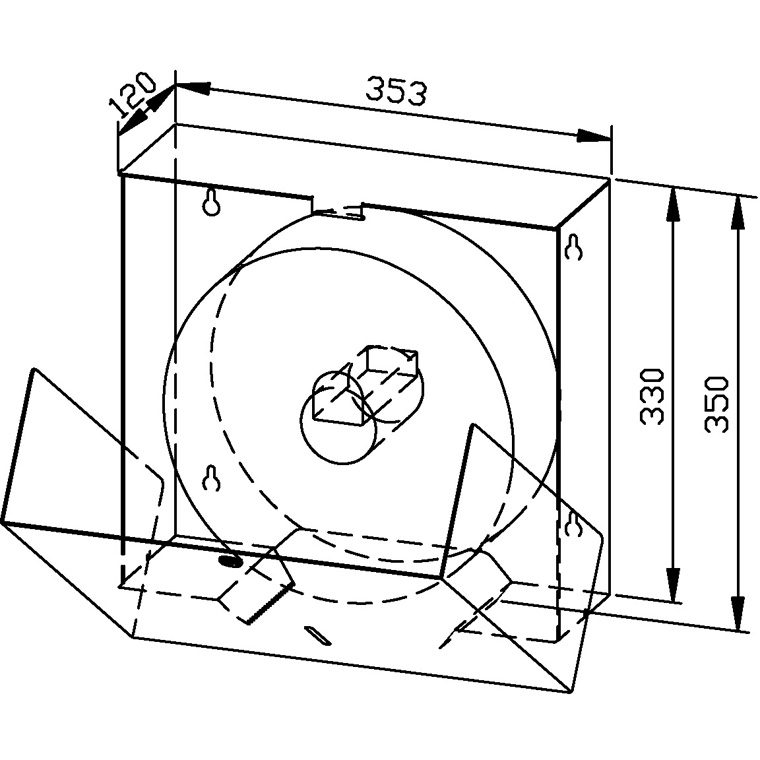 727090 Большой держатель рулона WP163 WAGNER_EWAR A-LINE Wagner Ewar  - Вид №1