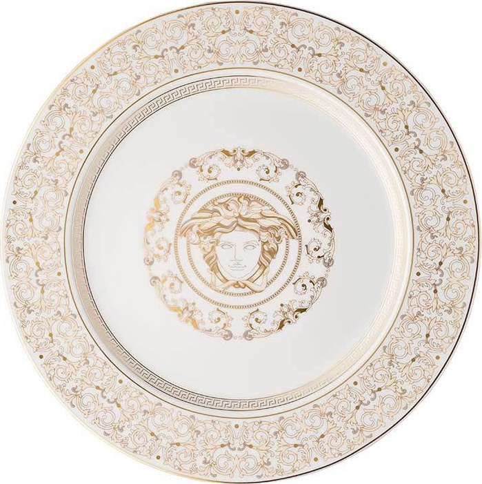 10562574 Rosenthal Versace Тарелка подстановочная Rosenthal Versace Медуза Гала 30см, фарфор Фарфор 