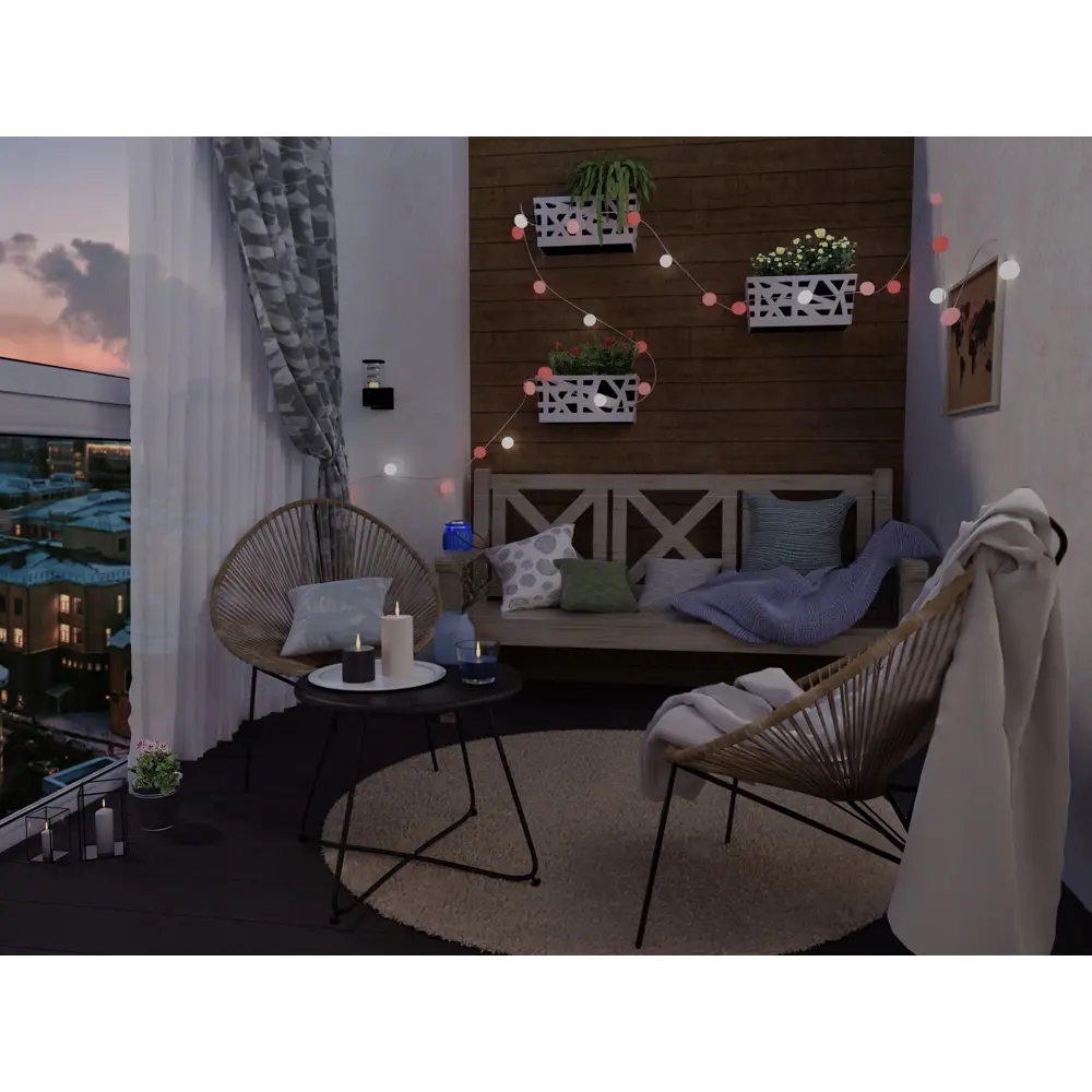 Стол садовый Acapulco диаметр 45 см металл чёрный 82003465 STLM-2198767 Santreyd  - Вид №1