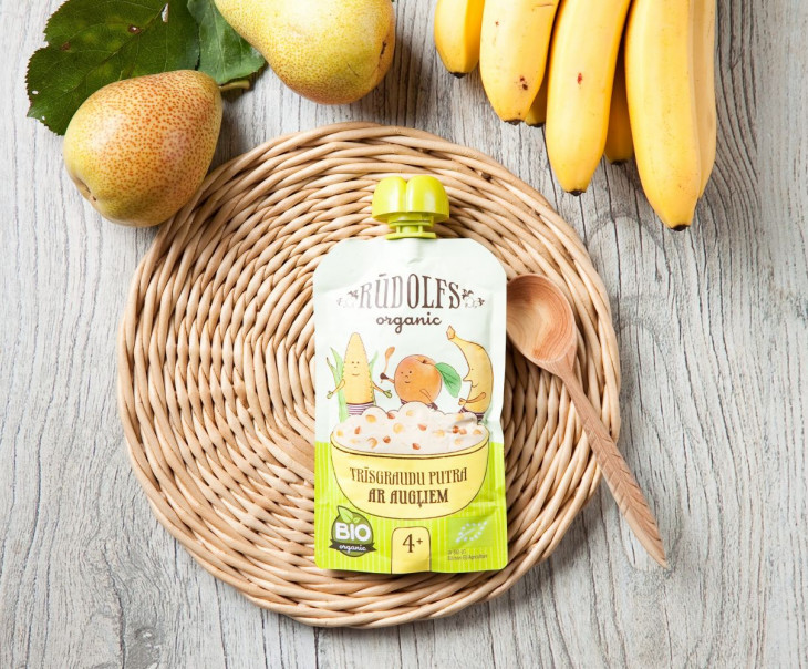 7143 Детское питание "Каша мультизлаковая банан-абрикос" Вкусляндия 