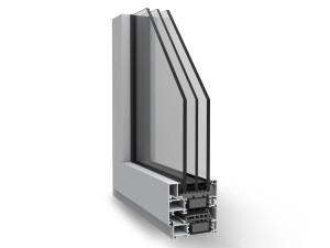 Алюминиевое створчатое окно