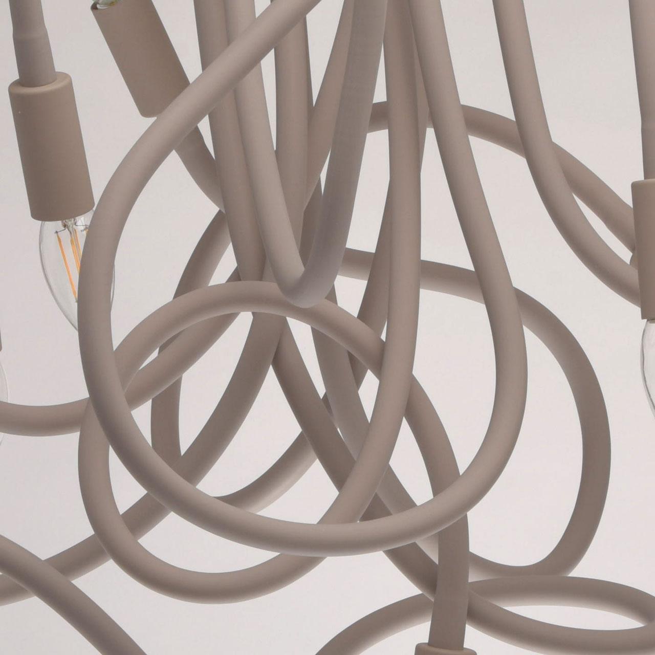 Подвесная люстра De Markt Зиген 646011809 серая DE MARKT ДИЗАЙНЕРСКИЕ, ЗИГЕН 187580 Серый  - Вид №3