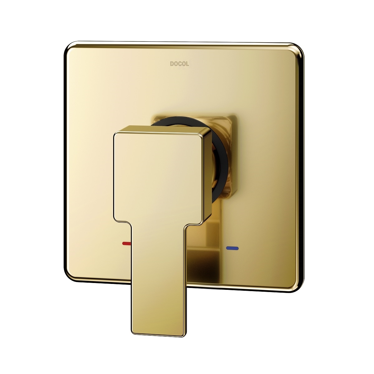 01003243 Отделка одного рычага для душа и гигиенического душа (DE) полированный графит Docol EDGE