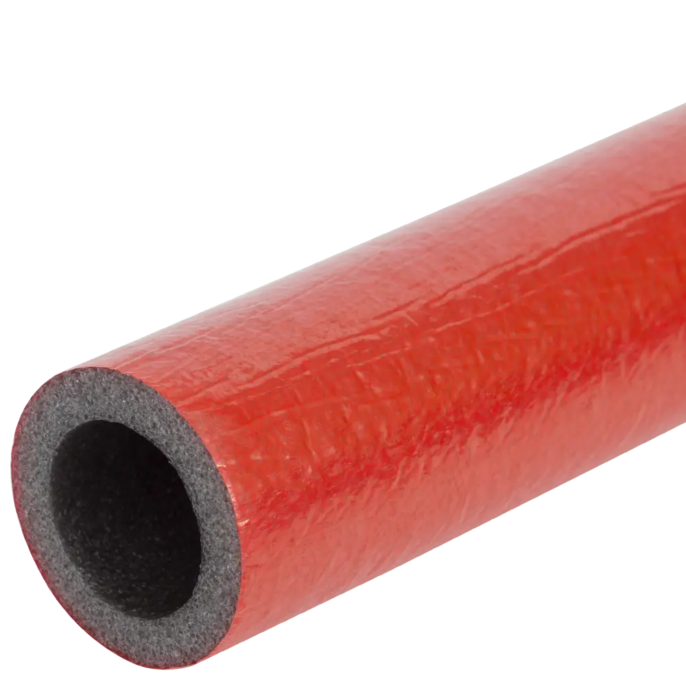 Изоляция для труб СуперПротект, Ø18/6 мм, 1 м, полиэтилен, цвет красный Energoflex STLM-2072069