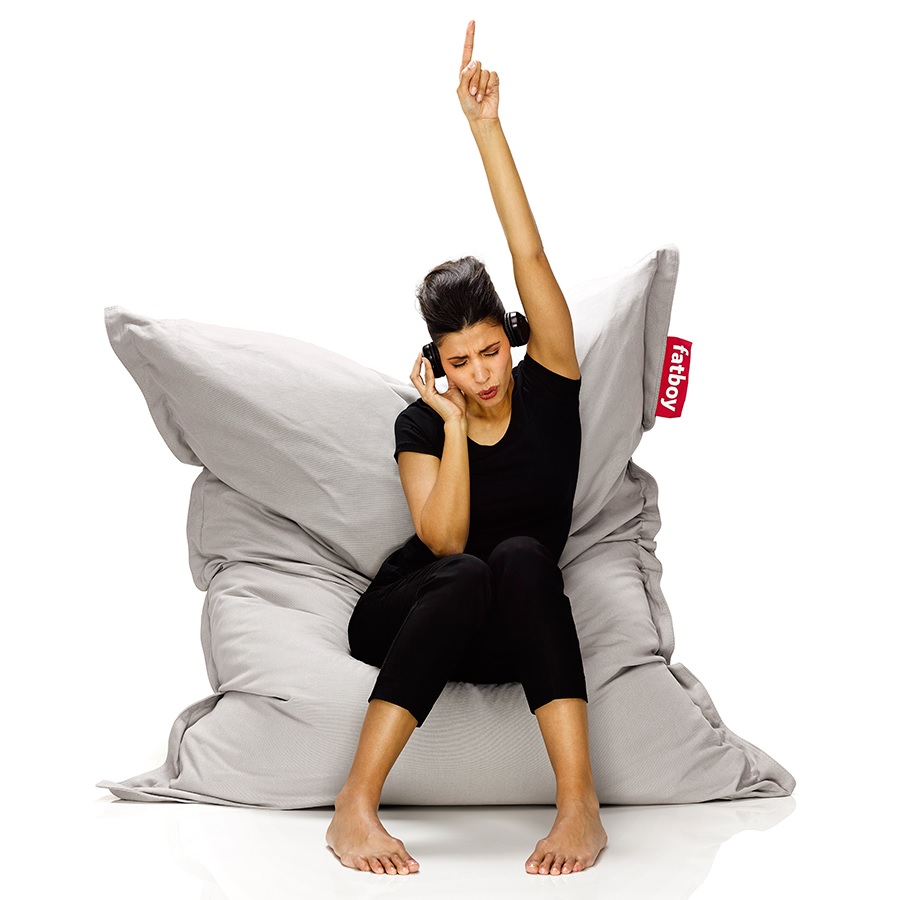 Кресло-мешок Fatboy the original серебристый меланж 102452 - Вид №2