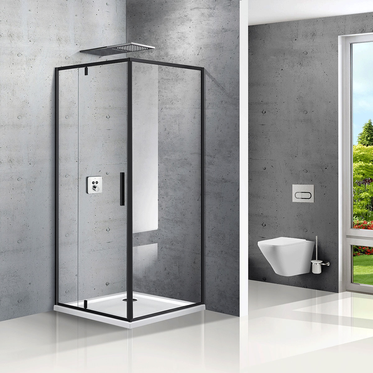 VPR-2SL9012CLB-L Душевой уголок Vincea Slim Santreyd