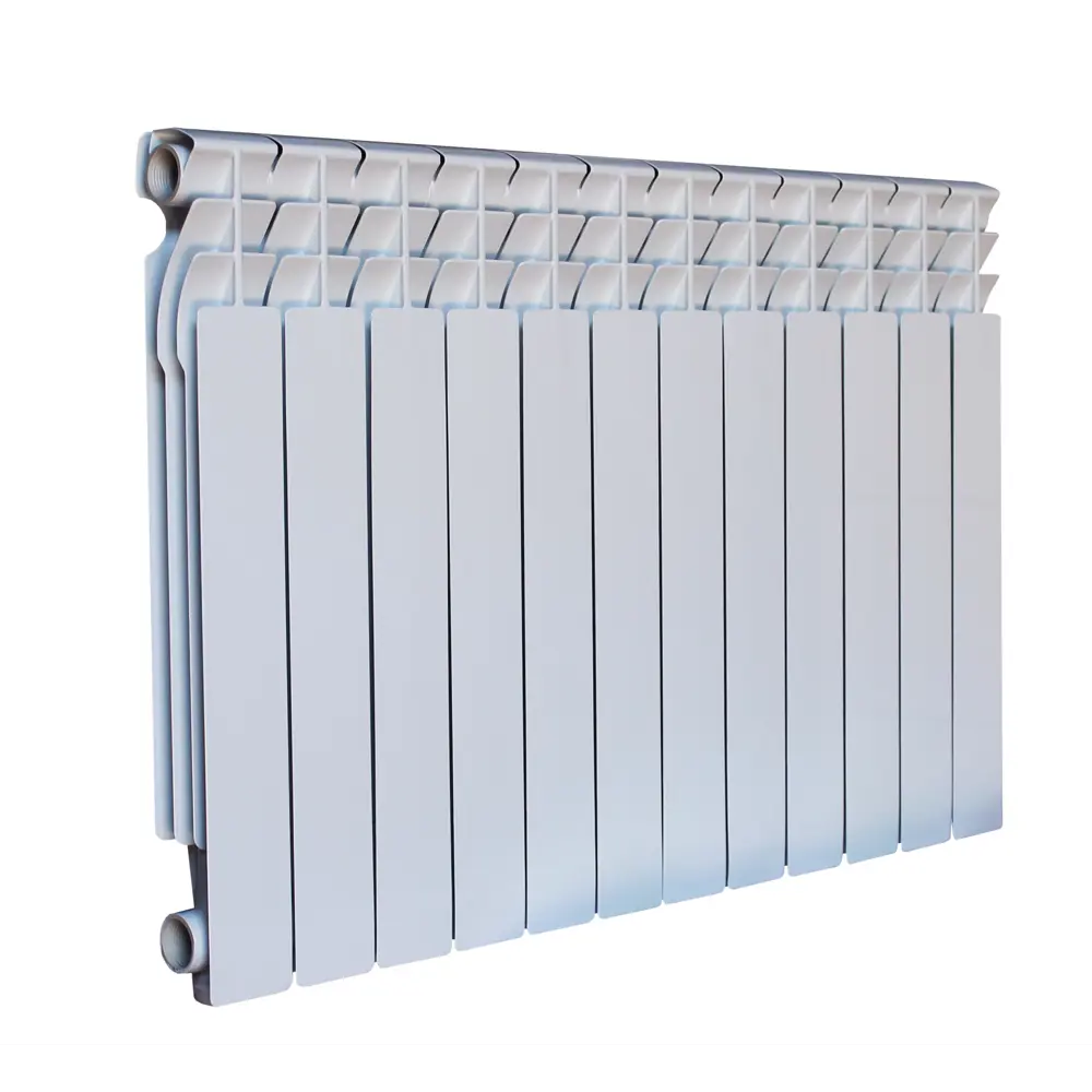 Радиатор секционный Oasis Aluminium 500/70 12 секций боковое подключение алюминий белый STLM-2140931 - Вид №2