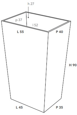 Block00001 Напольная раковина стоящая овальная Italgraniti Italgranitilive - Вид №2