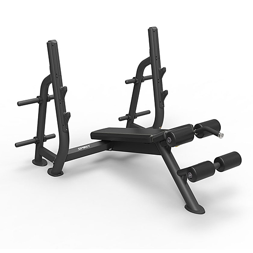 SP-4211 Spirit fitness sp-4211 олимпийская скамья с отрицательным углом наклона Spirit Fitness  - Вид №1