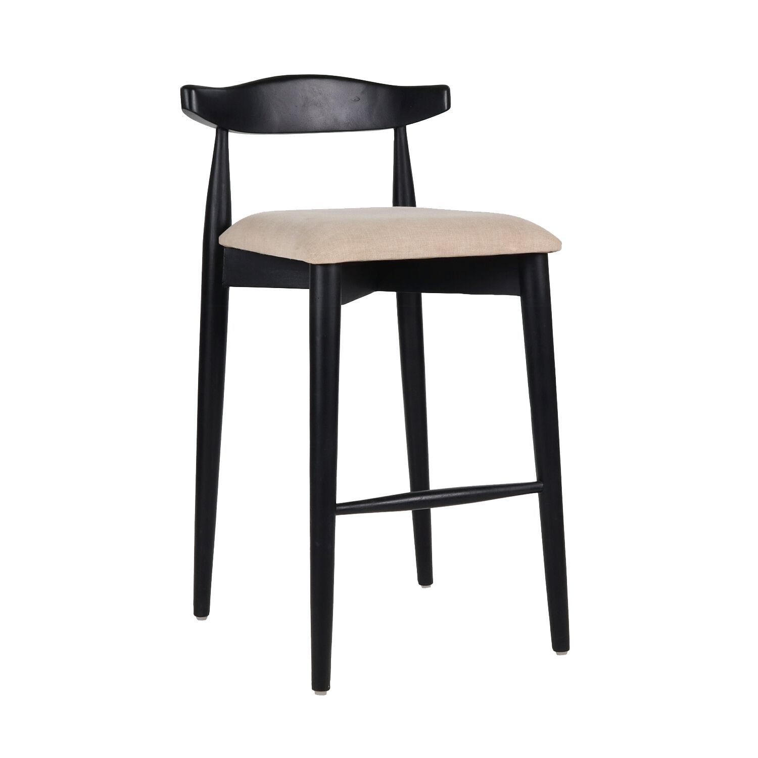 Высокий стул из акации с мягким сиденьем POMAX Madela ARCH-00090445 - Вид №21