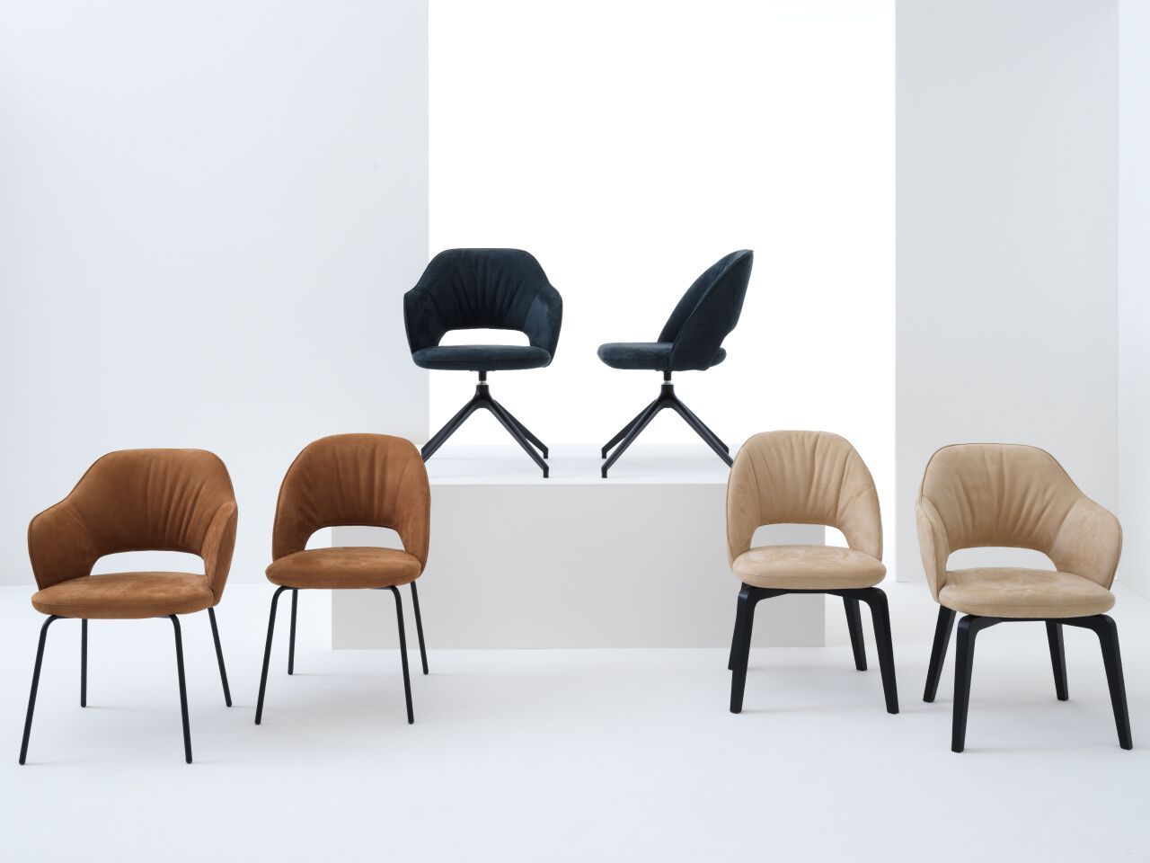 Кожаный стул на окуне Julia Italia Noemi ARCH-00122573 - Вид №4