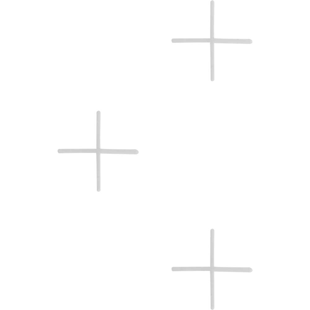 Крестики для кафельной плитки, 1 мм, 200 шт НЕВСКИЙ КРЕПЕЖ STLM-2017731