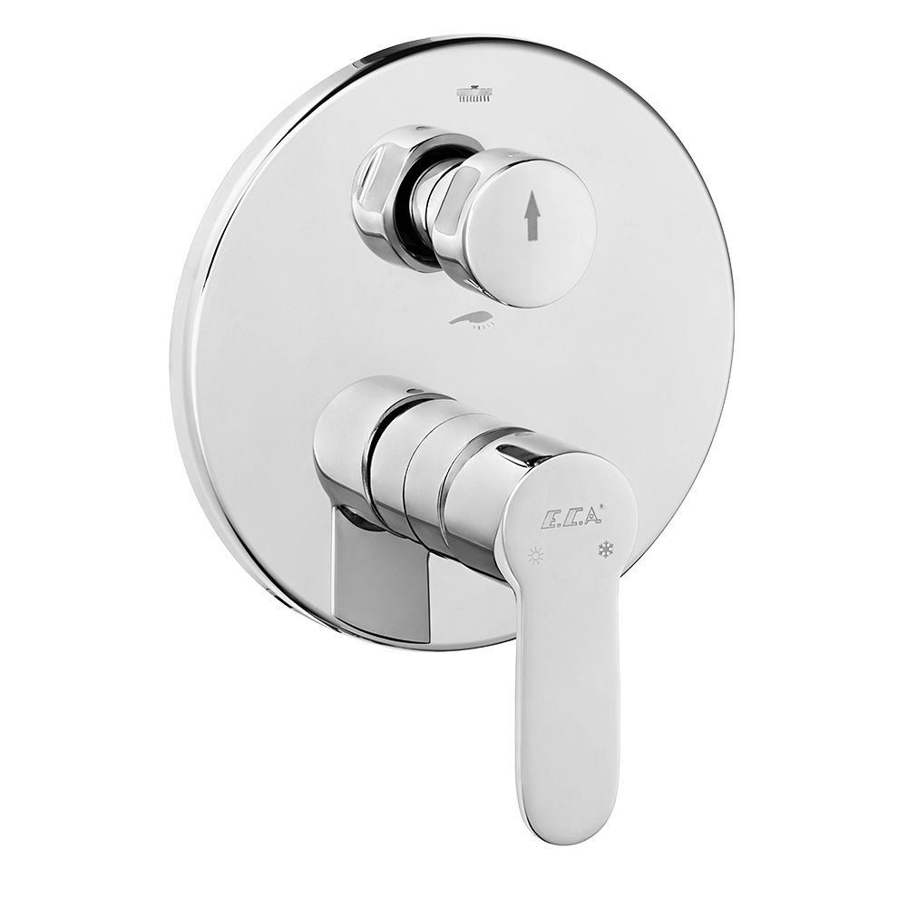 102167208-yde  Скрытый смеситель для ванны / душа Nita, монтируемый на поверхность - 2-ходовой Eca 