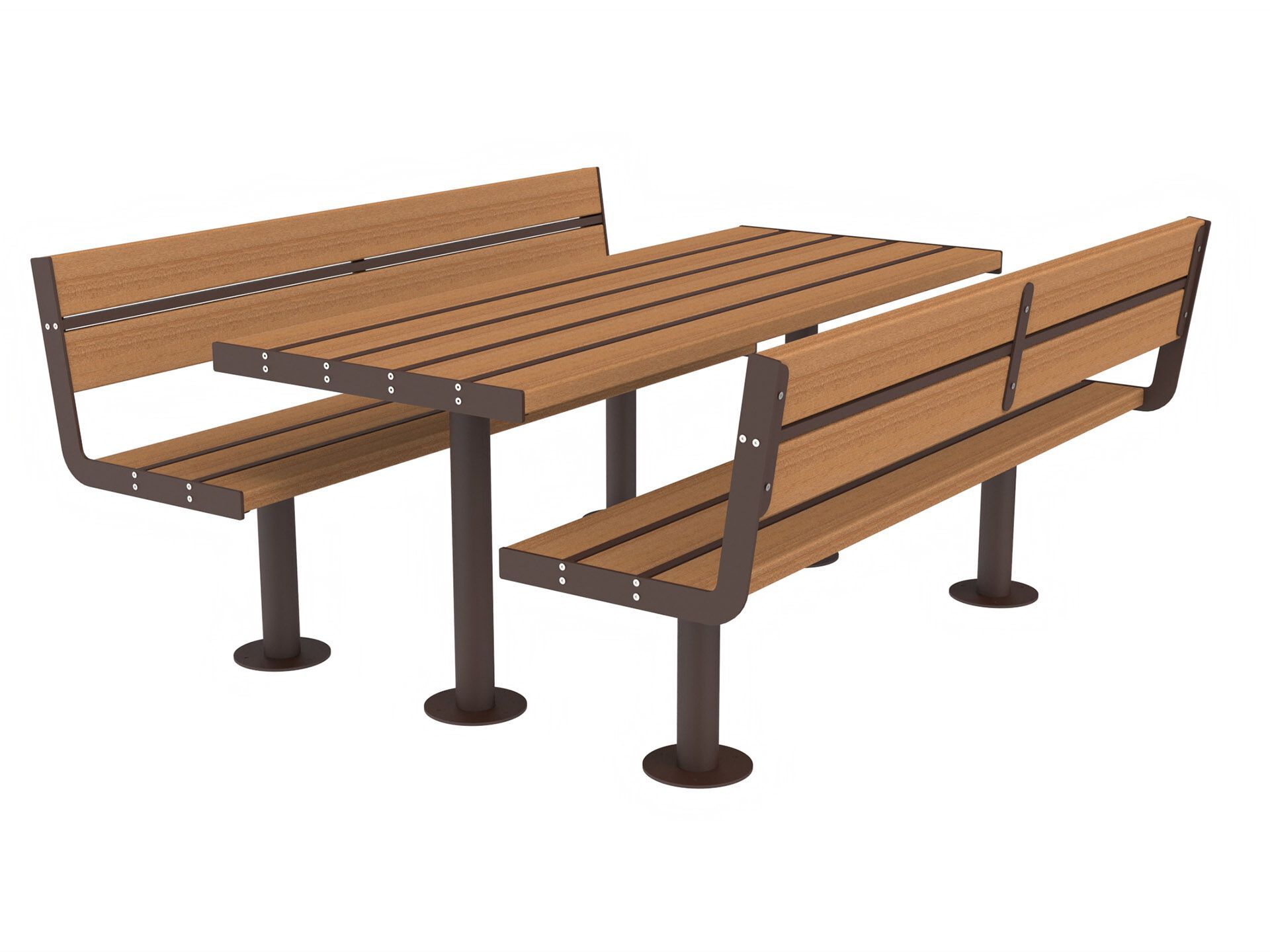 Стол для пикника со встроенными скамейками Lazzari Joy ARCH-00005444 - Вид №11