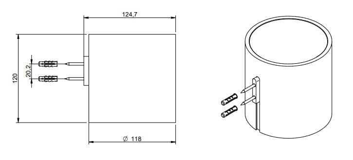 Набор, состоящий из держателя зубной щетки и мыльницы Rubinetterie Treemme 40 мм ARCH-00126438 - Вид №3