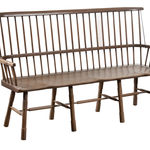 G137 Большая ирландская примитивная скамья Windsor Settle ijlbrown  - Вид №5