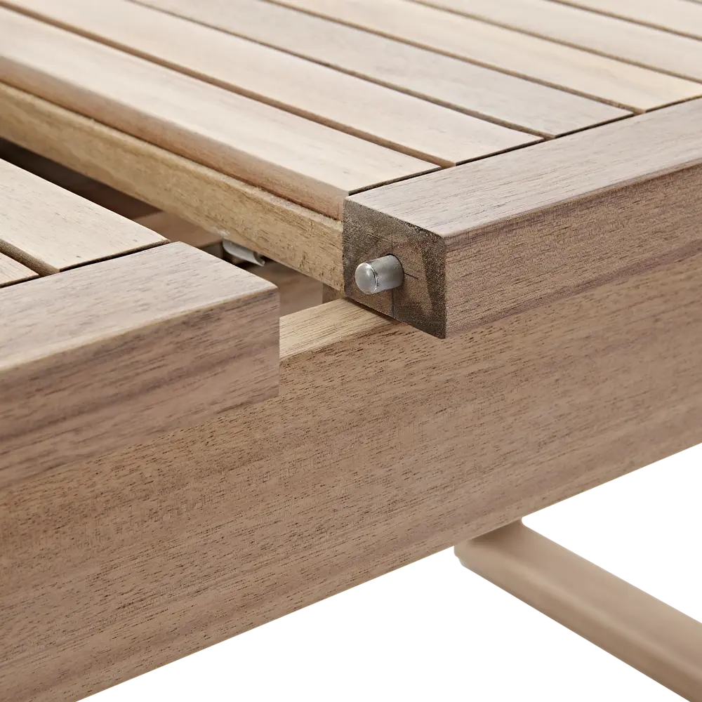 Стол садовый раздвижной Naterial Solaris 180-240x90x75 см акация светло-коричневый Товар без серии STLM-2062329 - Вид №13