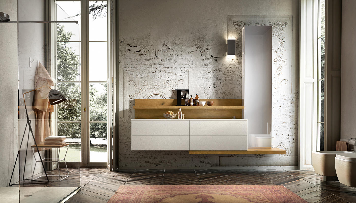 ED-ST14 Edone Встраиваемая раковина Cassiopea ВСТРОЕННЫЙ БАК Интегрированная столешница Stonematt с ванной Cassiopea  - Вид №1