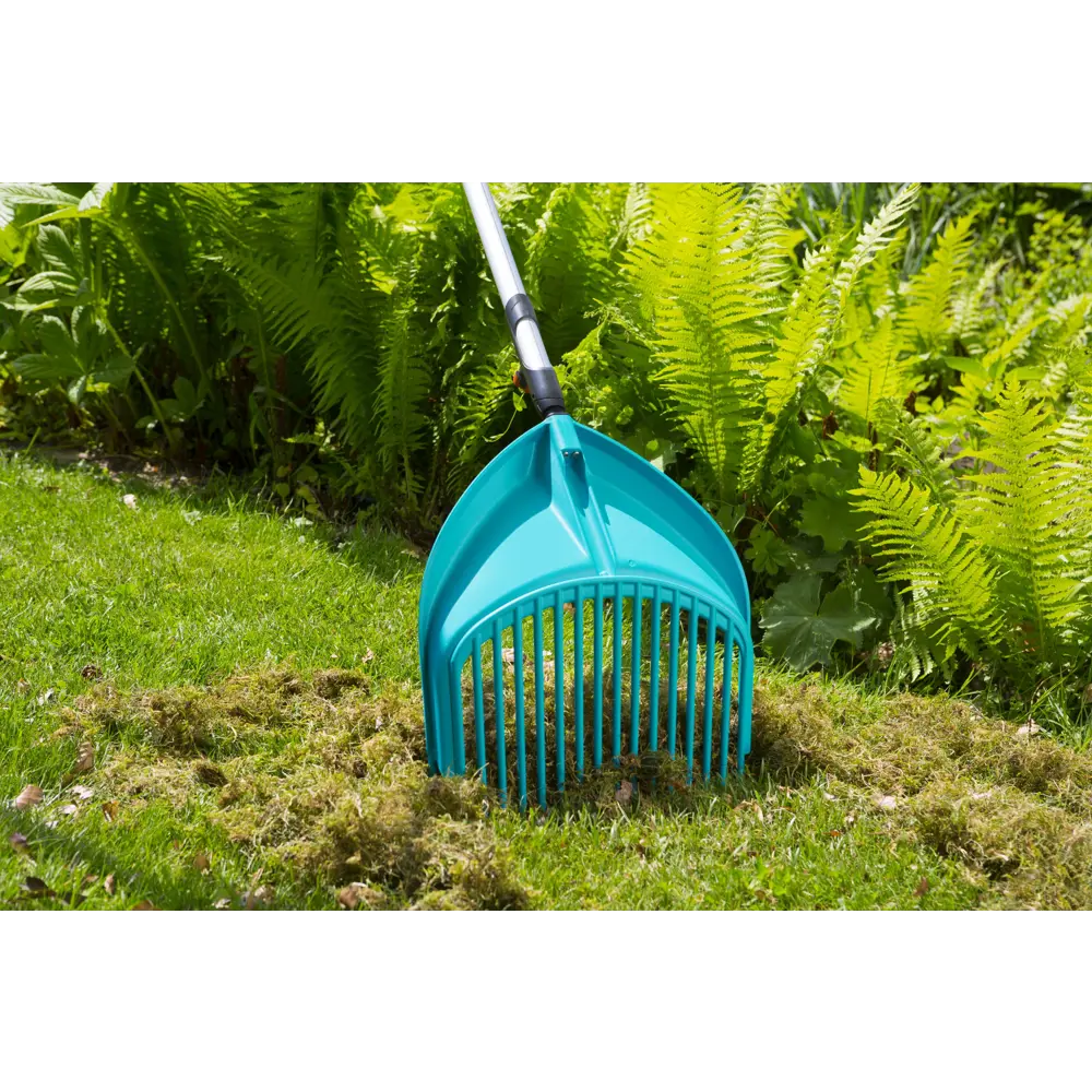 Грабли прямые Gardena комбисистема 18 зубьев 130 см пластик с черенком STLM-2182236 - Вид №3