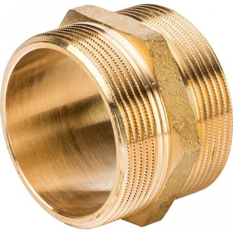 Ниппель НН 3" латунь STOUT SFT0003000033 - Вид №2