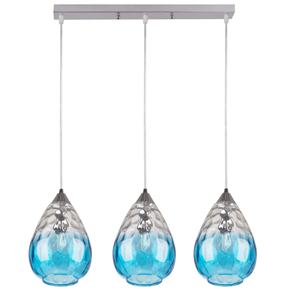 Подвес Lumin`arte Gawai, 3хE14х60 Вт, сметалл/стекло, цвет хром/прозрачный LUMIN ARTE STLM-2147735