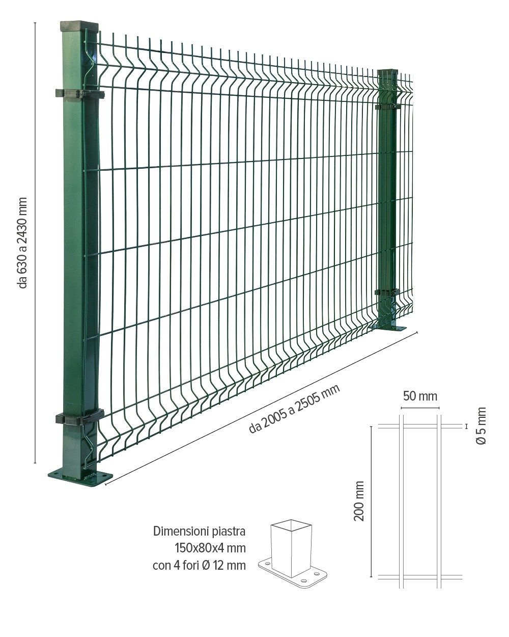 Сварные сетки забор Defim Orsogril огород ARCH-00147454 - Вид №7