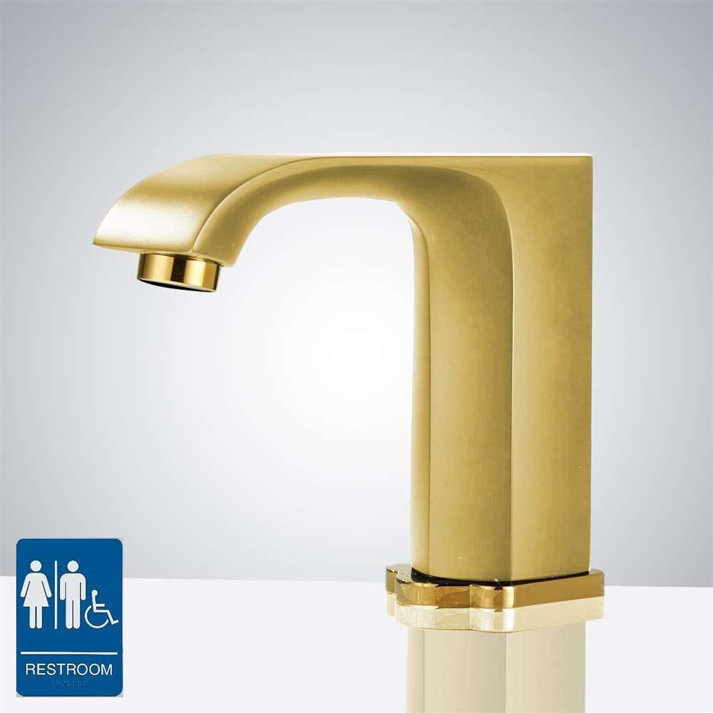 Однорычажный напольный инфракрасный смеситель для раковины Fontana Showers FS2070BG ARCH-00063660 - Вид №1