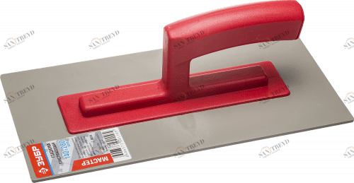 Терка штукатурная ударопрочная малая 140х280мм с пластмассовой ручкой Зубр 12341