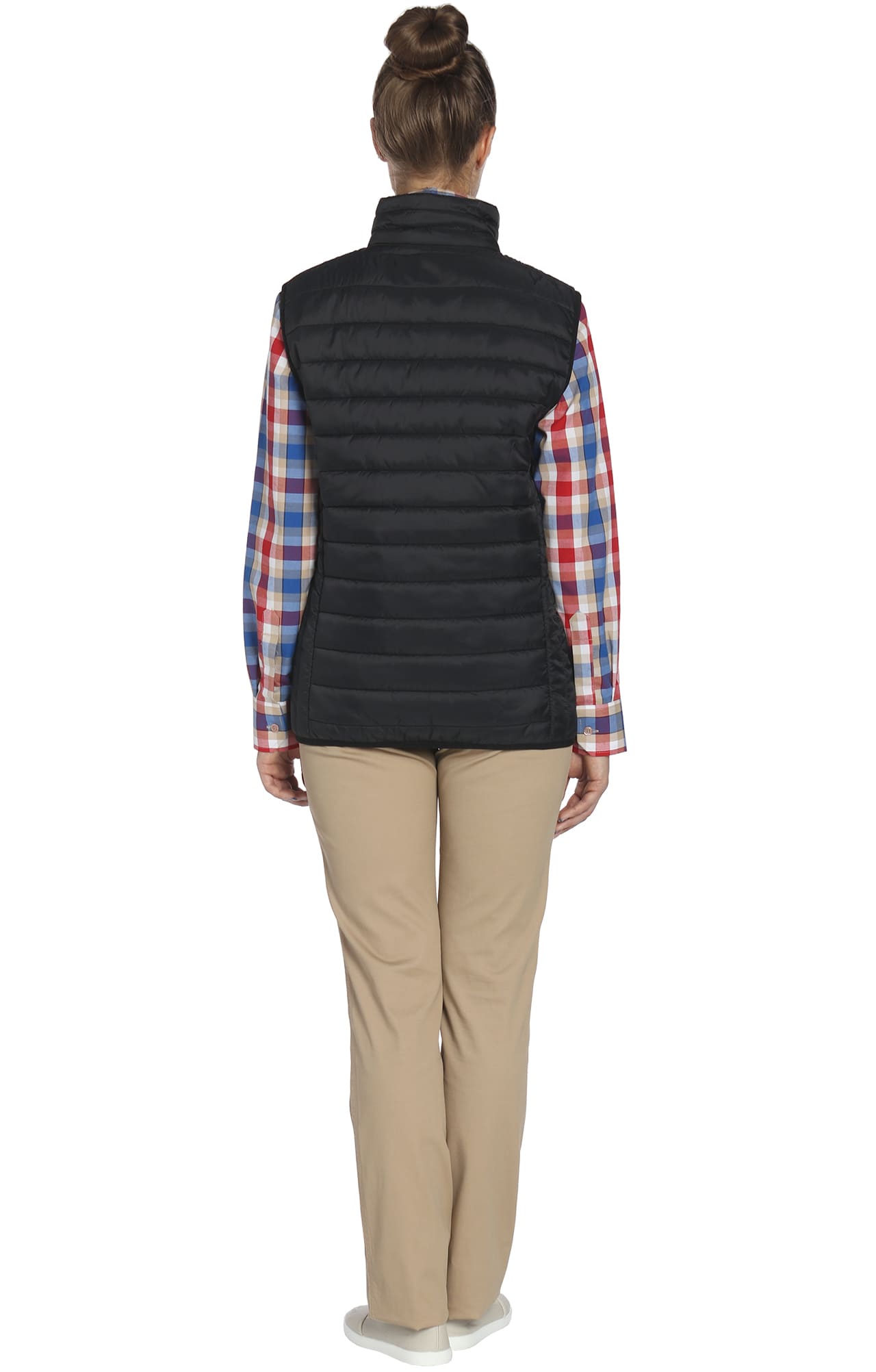 69669 Жилет стеганый  black El-Risto  Демисезонная одежда размер M (92)  - Вид №7