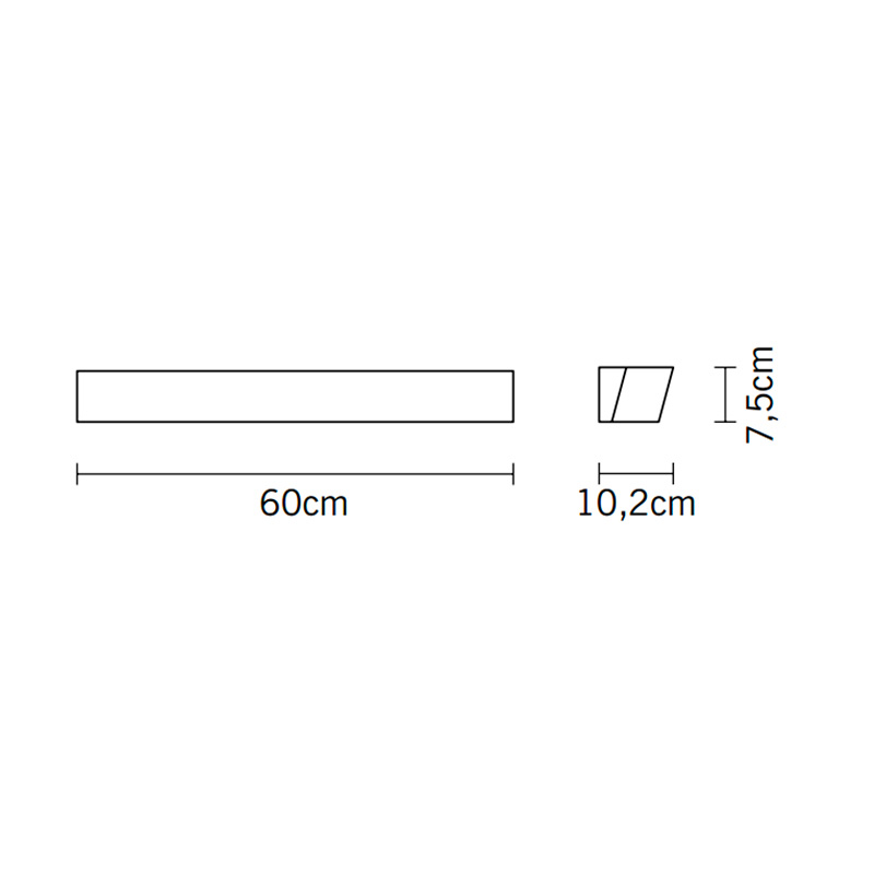 Светильник настенный серый Fabbian D29D0927 FABBIAN  00-3882539 Серый  - Вид №2