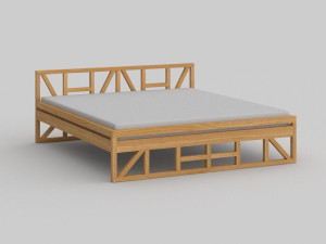 Кровать из массива дерева