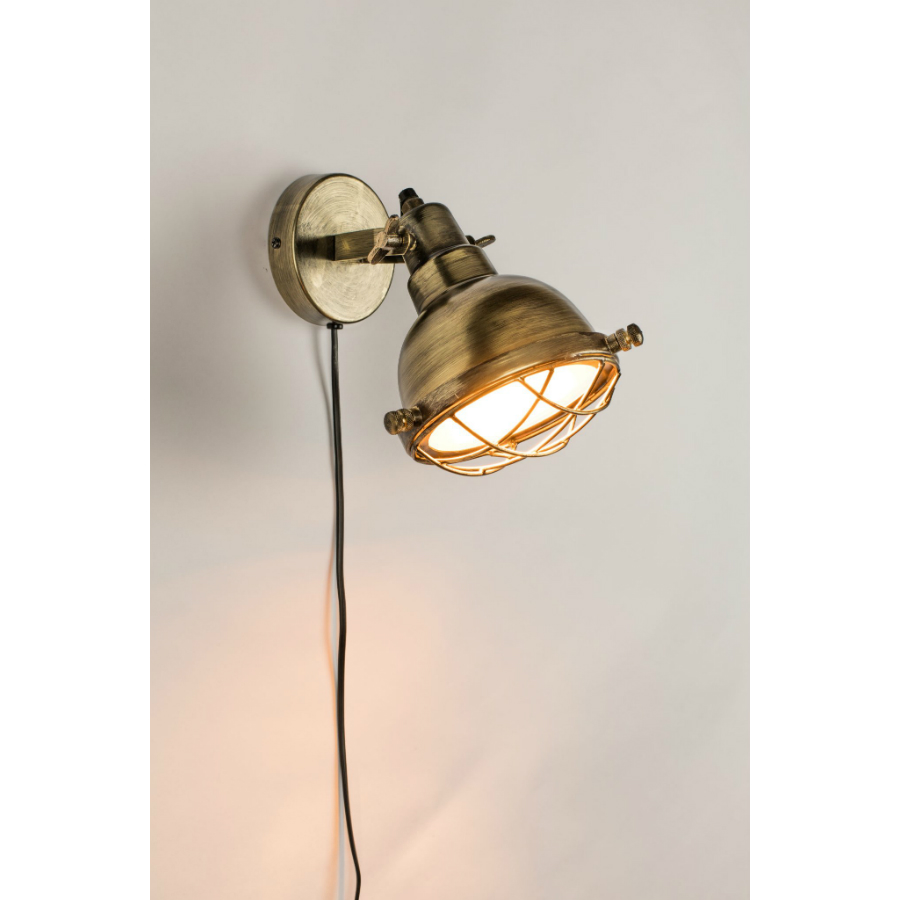 Лампа настенная Evan, латунь White Label Living 5400029 - Вид №2