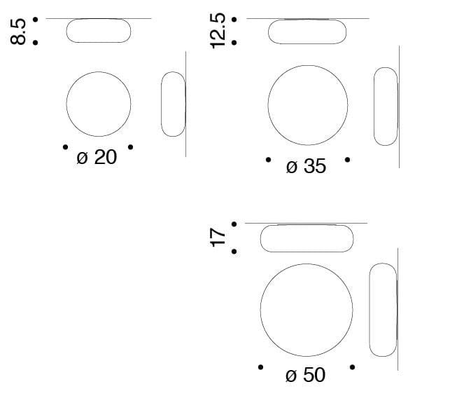 Настенный светильник / потолочный светильник из опалового стекла Danese Milano Itka ARCH-00088545 - Вид №10