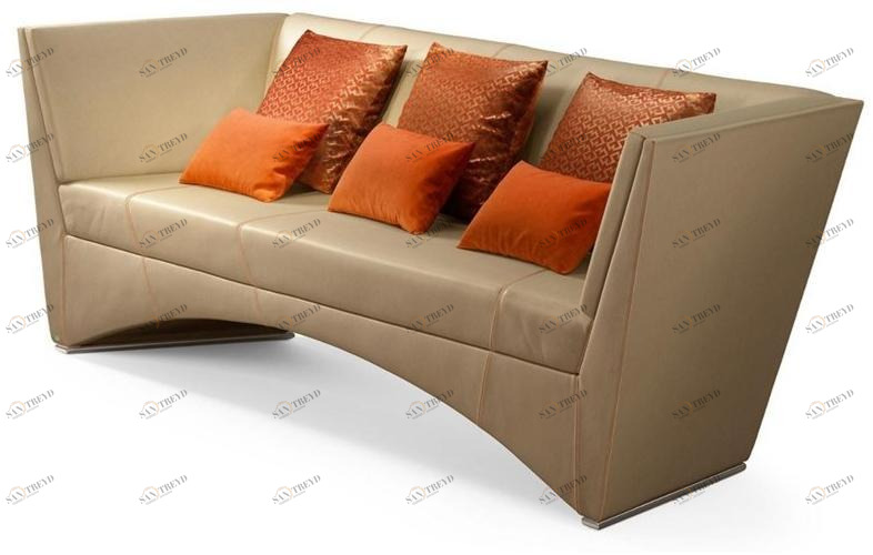 Sicis 2-х местный кожаный диван Nextart sun-id-1477723