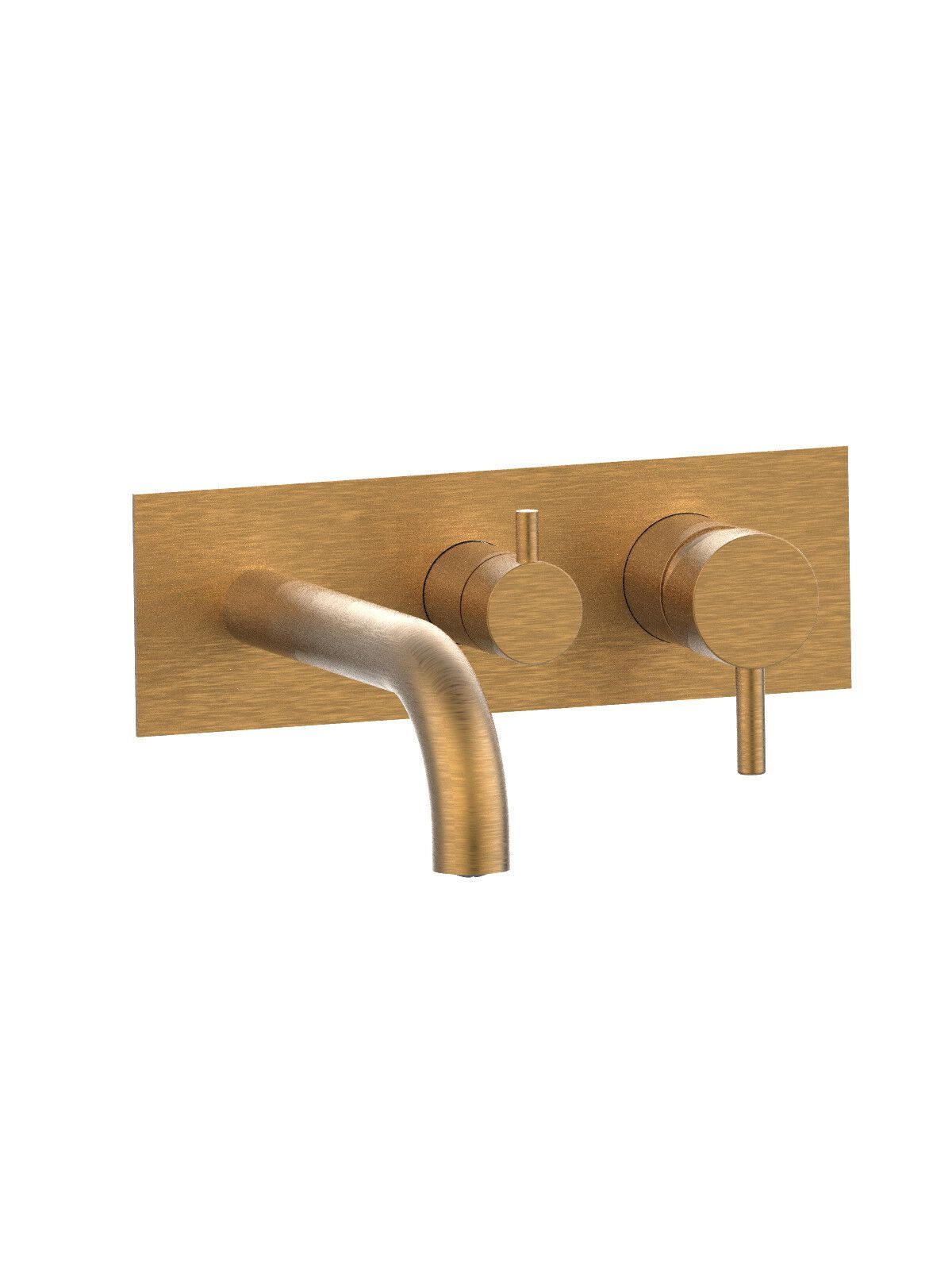 Однорычажный настенный смеситель для ванны с плитой Rubinetterie Frattini отдельная эстетика ARCH-00089970 - Вид №14