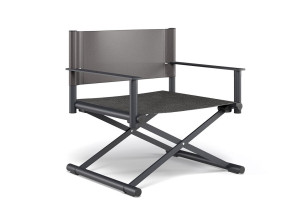 Алюминиевый складной садовый стул с подлокотниками