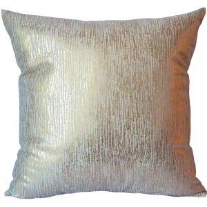 Подушка Seasons Nawa бархат 45x45 см цвет серо-золотой