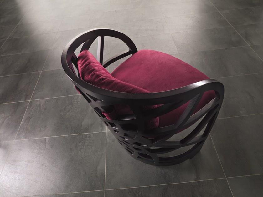 Carpanelli Мягкое кресло с подлокотниками Optical skin Se54 - Вид №7