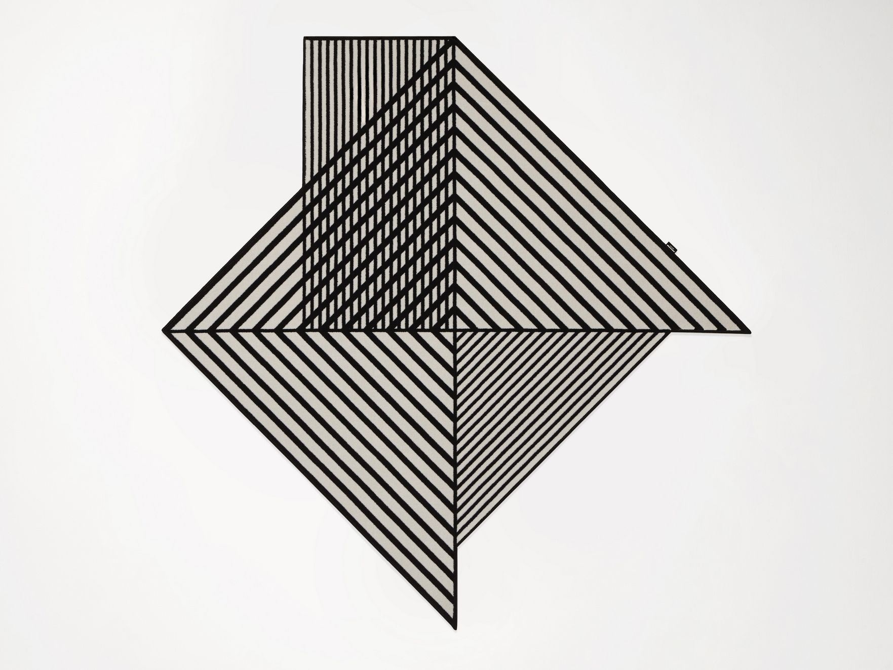 Полосатый бархатный ковер Antoniolupi Tramato ARCH-00111351