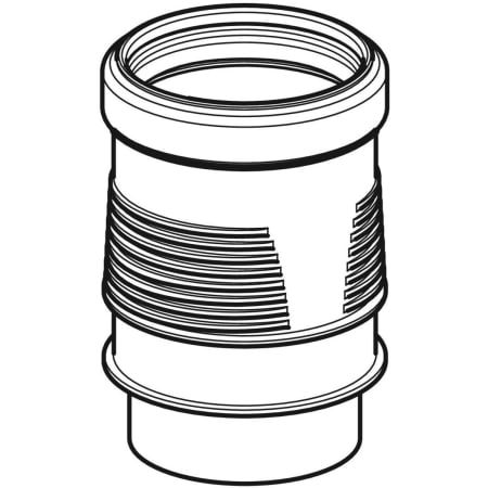 GEBERIT 315.012.14.1 Компенсаторная муфта с упором для хомута Geberit Silent-db20  - Вид №1