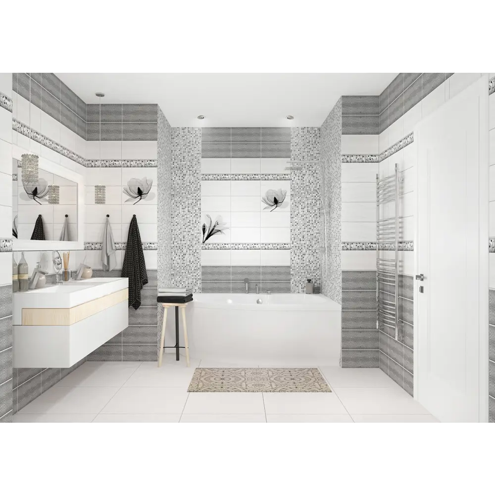 ARTENS Нимфея — декоративная ПВХ панель с мозаичным узором 86360361 STLM-0068084 - Вид №4