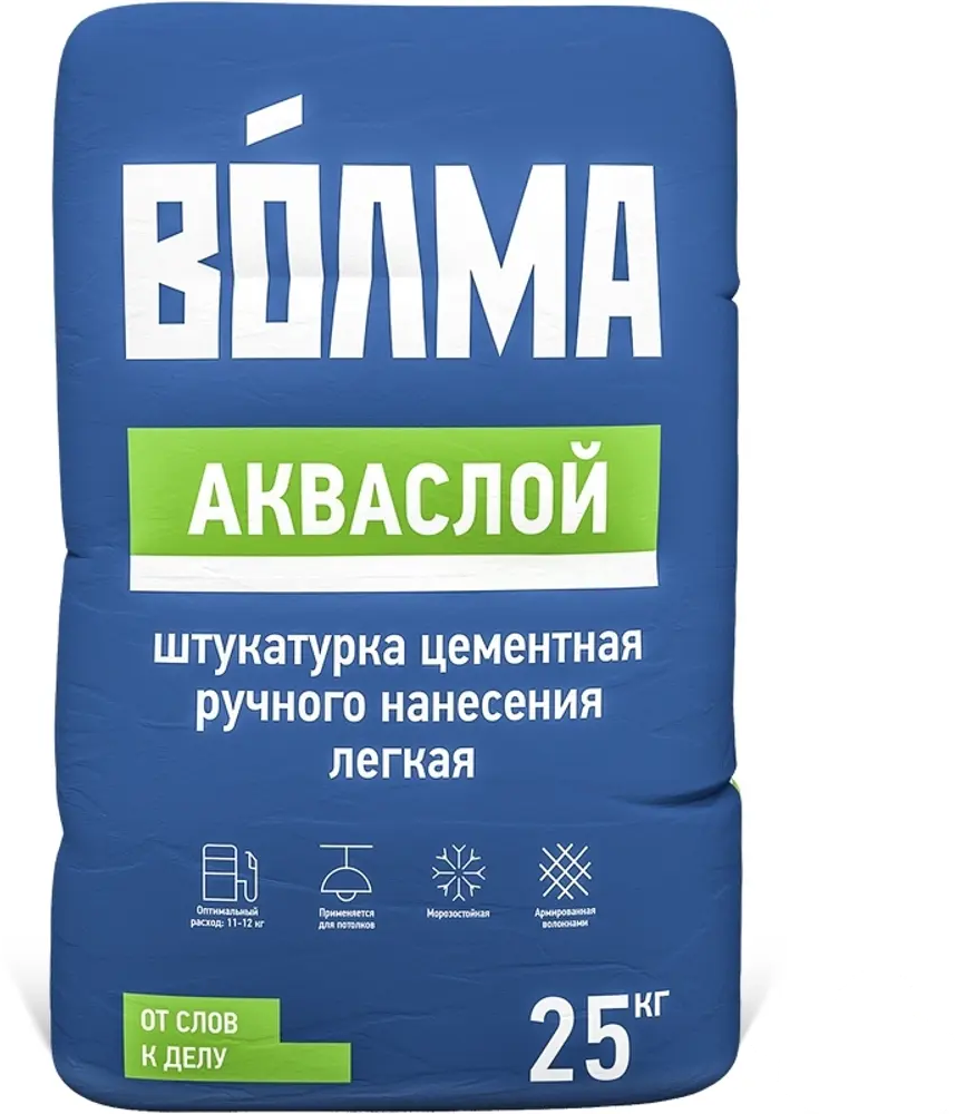 14116055 Штукатурка цементная Волма Акваслой 25 кг STLM-0004313