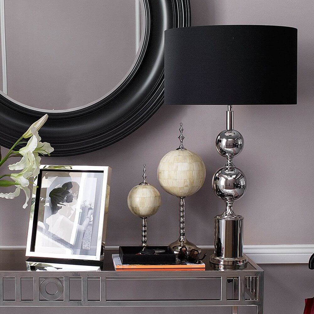 Статуэтки декоративные 3 шт хром Leonardo EICHHOLTZ EICHHOLTZ 062741 Хром  - Вид №2