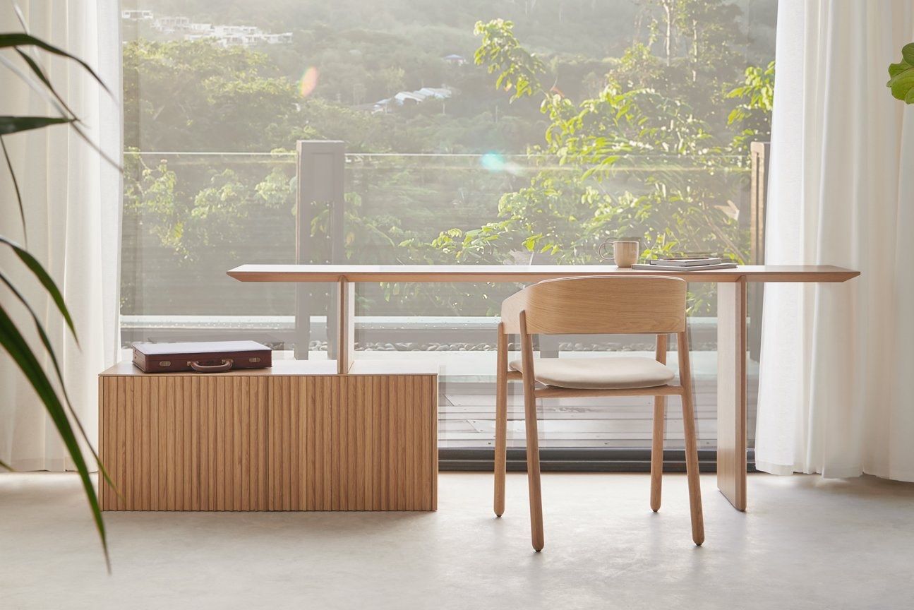 Деревянный прямоугольный стол с полками Punt Velasca ARCH-00115584 - Вид №3