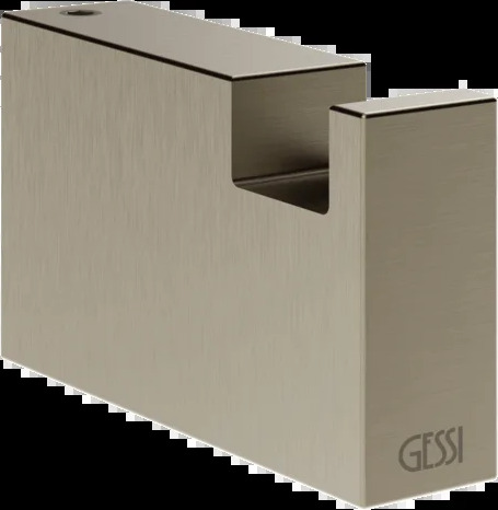 Крючок для халата 20921 149 Gessi Rettangolo k МАТОВЫЙ НИКЕЛЬ FINOX