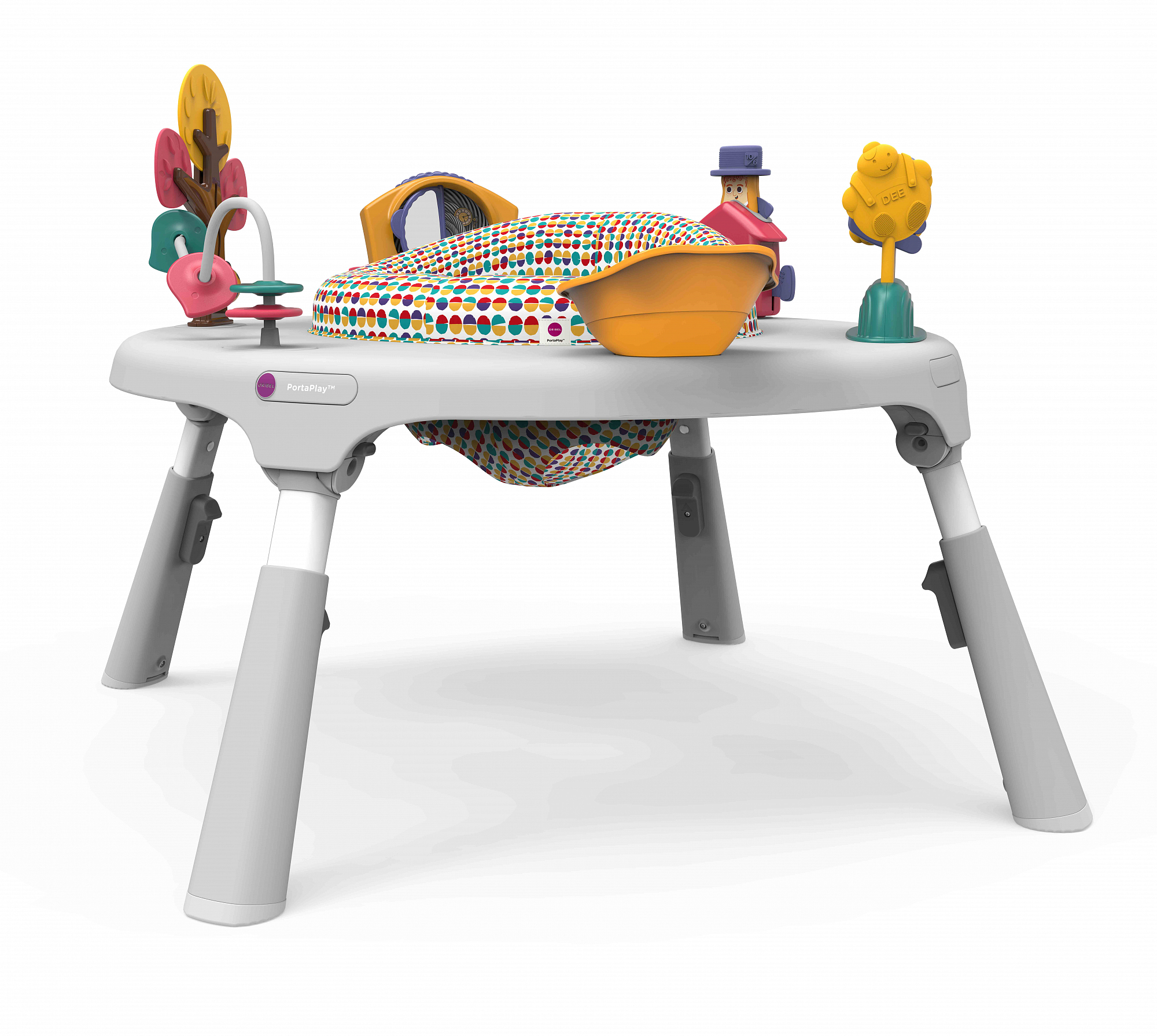 Игровой развивающий центр "Страна чудес - Расти со мной" серый с табуретками ORIBEL  322605 Серый Santreyd  - Вид №8