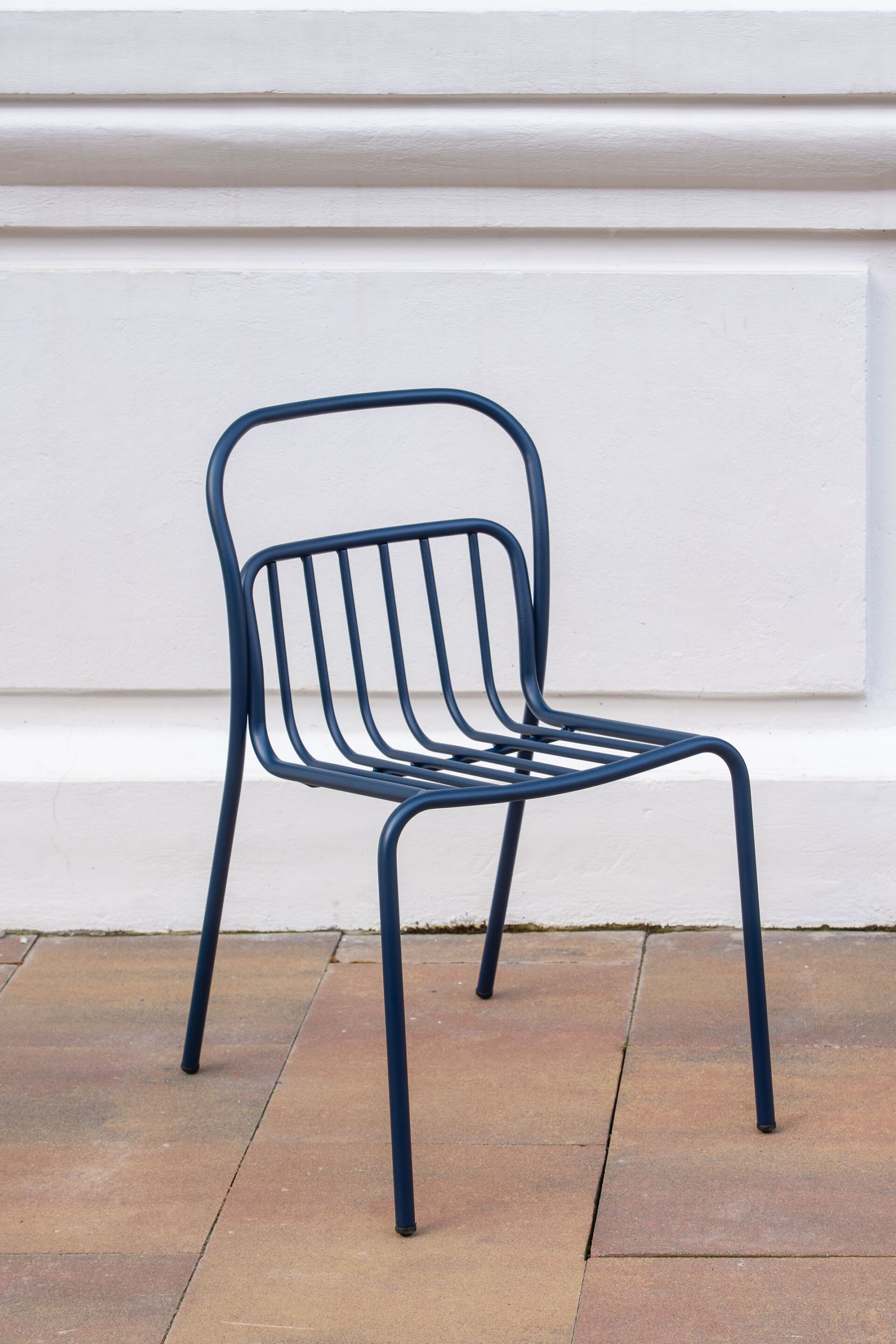 Стальной штабелируемый садовый стул с порошковым покрытием iSimar Cestat ARCH-00086010 - Вид №6