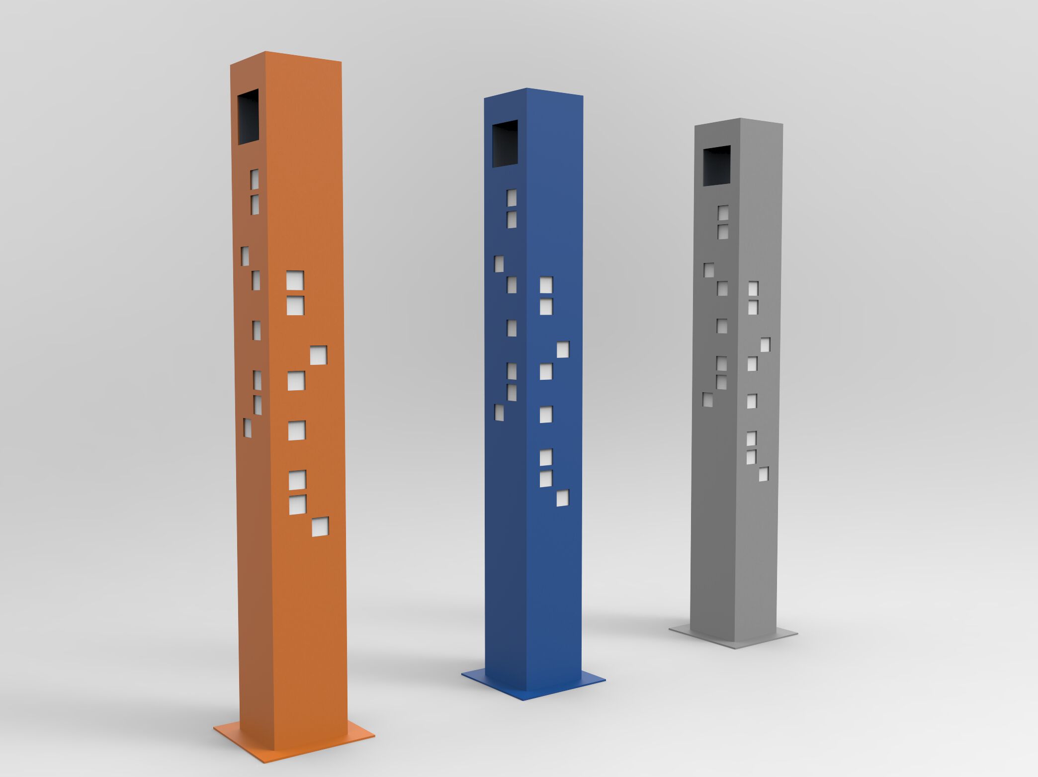 Стальной столб боллард CITYSì PRISMA ARCH-00061450